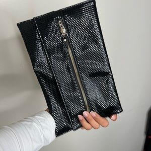 Black Shiny Clutch